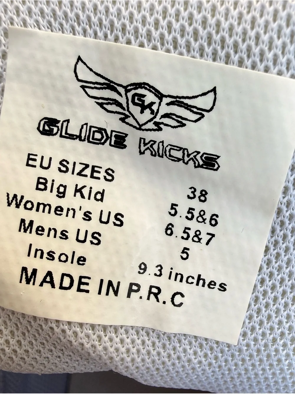 Glide Kicks Big Kiss 5.5 Silver Metallic High-Top Sneakers